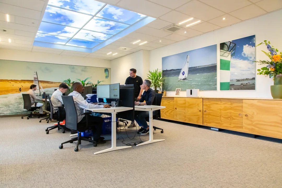 Ons team aan het werk